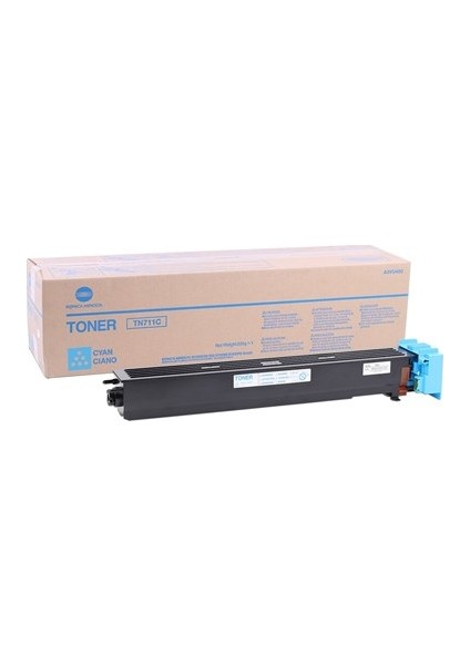 TN-711 Mavi Toner Bizhub C654-C754 A3VU450