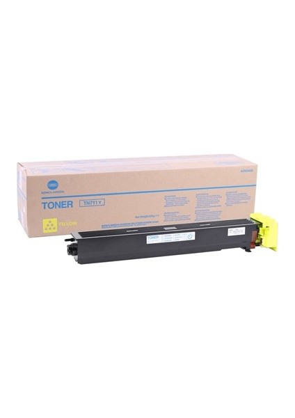 TN-711 Sarı Toner Bizhub C654-C754 A3VU250