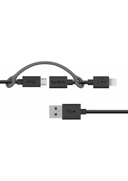 F8J080bt03-BLK Micro USB Kablo Lightning Dönüştürücü