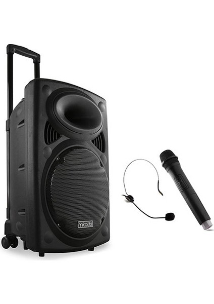 MD-86KP V1 30W USB/BT/TF/TWS Kablosuz Mikrofonlu Toplantı-Parti Hoparlör