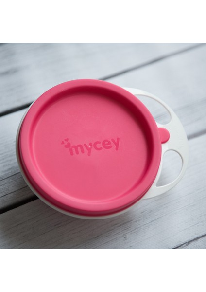 Kapaklı Mama Tabağı Pembe