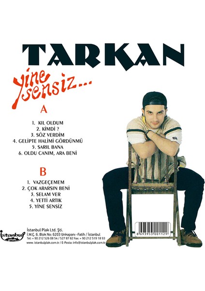 Tarkan - Yine Sensiz (Plak) fiyatları