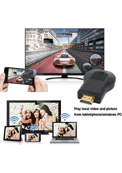 Anycast M2 Plus 2.Jenerasyon Hdmi Wifi Apple iPhone Uyumlu Samsung LG HTC Xiaomi Android ve IOS Tv Görüntü Aktarım Cihazı
