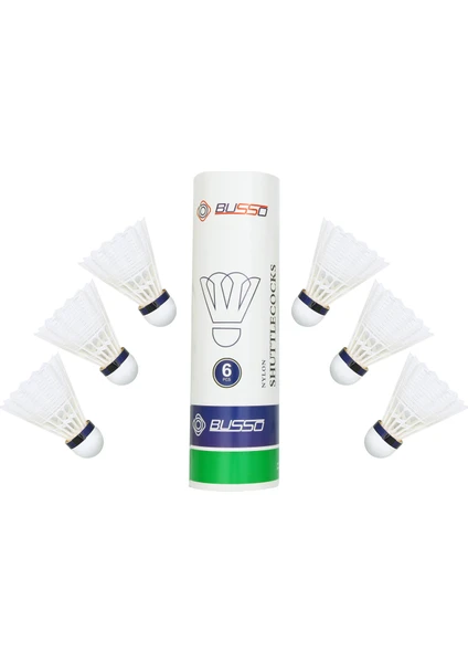 BS-509 Naylon Badminton Topu 6'lı