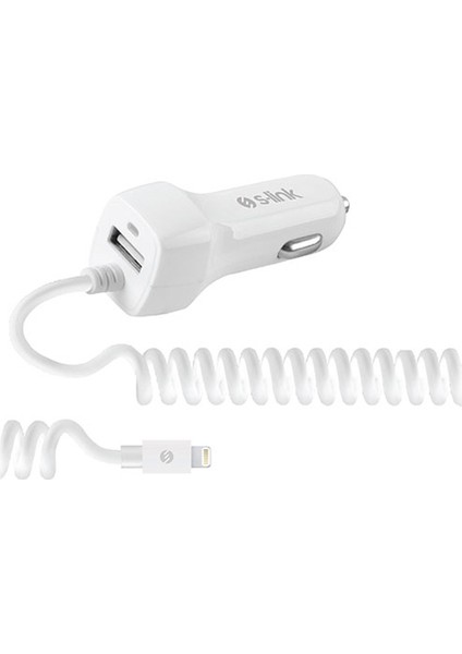 Swapp SW-C635 1 USB + İPAD/iPhone Uyumlu 12/24V 3.1A Kablolu Araç Şarj Cihazı