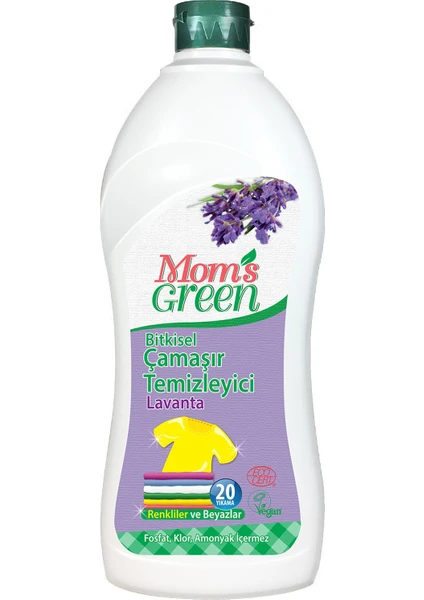 Mom's Green Bitkisel Çamaşır Deterjanı 20 Yıkama Lavanta