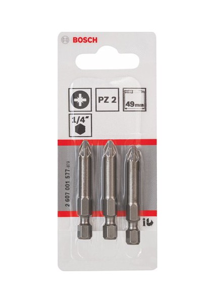 - 3'Lü Paket - Ekstra Sert Seri Vidalama Ucu - Pz 2, 49 Mm fiyatları