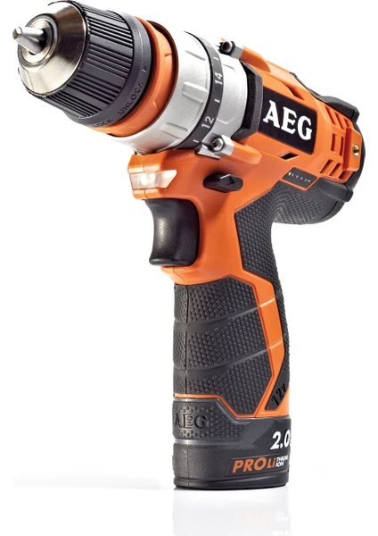 Aeg BBS 12 C 2 LI Çift Akülü Matkap (Lithium ion 12 V; 2.0 Ah)