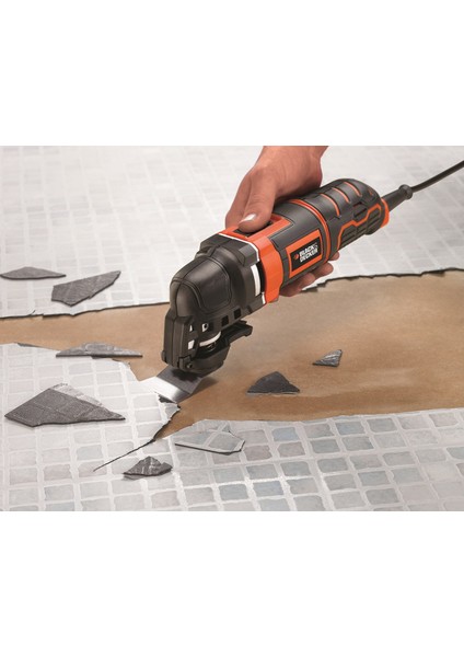 Black & Decker MT300KA-QS 300W Çok Amaçlı Alet (Raspalama, Kesme, Zımparalama)