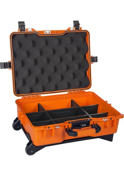 Mtc 430Pl Turuncu - Yumurta Sünger + Plastik Bölmeli Tough Case Pro Takım Çantası