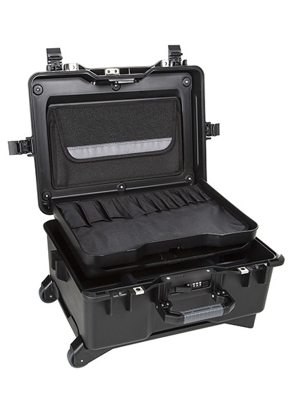 Mtc 460Bt Siyah - Bez Takım Dizmeli +Plastik Bölmeli Tough Case Pro Takım Çantası