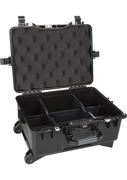 Mtc 460Pl Siyah - Yumurta Sünger + Plastik Bölmeli Tough Case Pro Takım Çantası