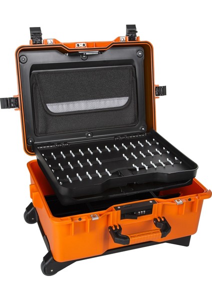 Mtc 460Pp Turuncu - Plastik Takım Dizmeli +Plastik Bölmeli Tough Case Pro Takım Çantası