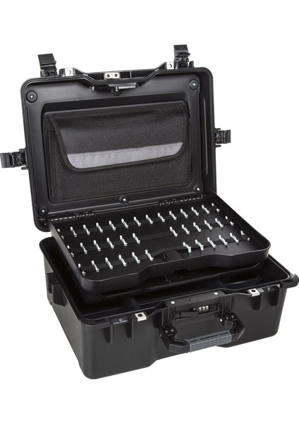 Mtc 360Pp Siyah - Plastik Takım Dizmeli +Plastik Bölmeli Tough Case Pro Takım Çantası