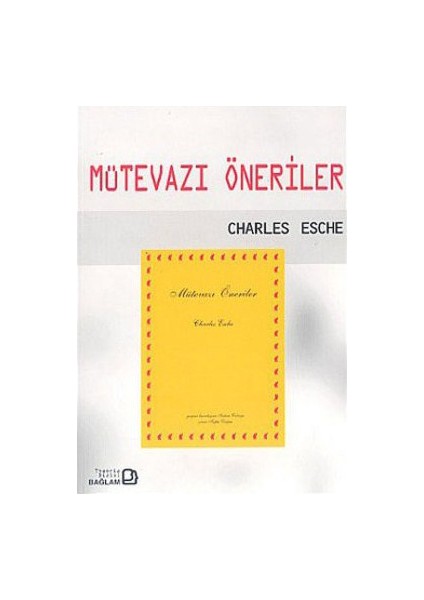 Mütevazı Öneriler (Modest Proposals)-Charles Esche