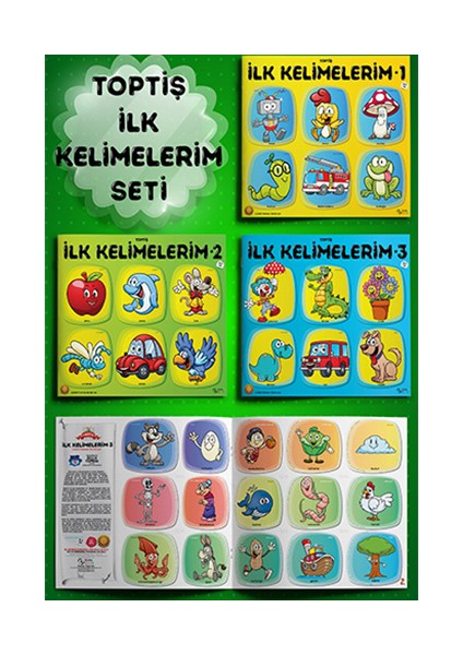 Toptiş - İlk Kelimelerim Seti - 3 Kitap