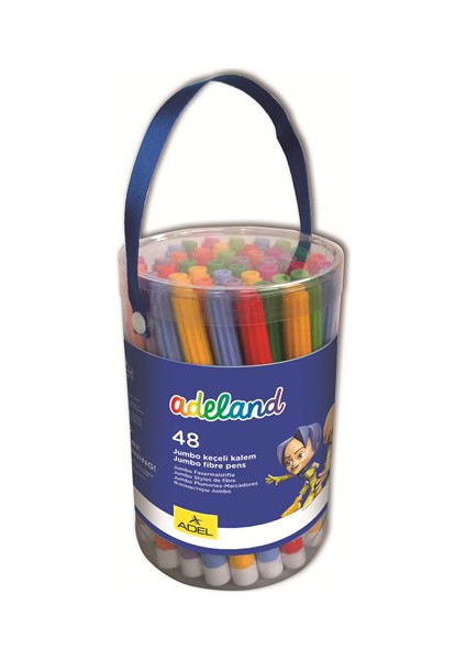 and Jumbo Keçeli Kalem 48'li Pot
