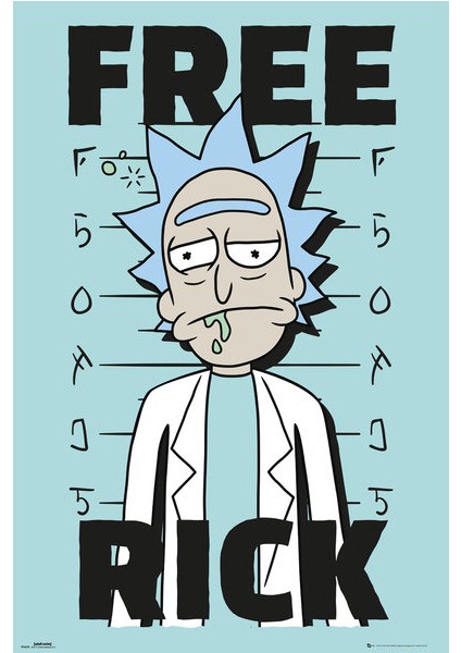 Rick And Morty Free Rick Maxi Poster