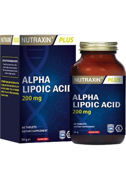 Alpha Lipoic Acid 200 Mg 60 Tablet