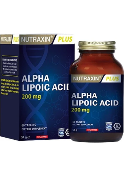 Alpha Lipoic Acid 200 Mg 60 Tablet