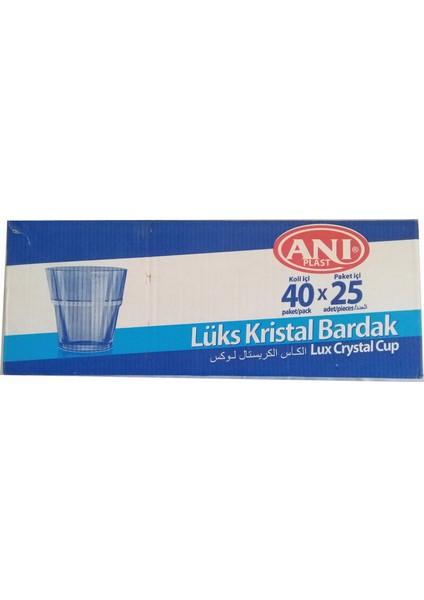 Anı Lüks Kristal Bardak 1.000 Adet