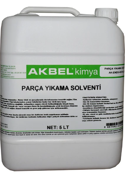 Parça Yıkama Solventi 5 lt