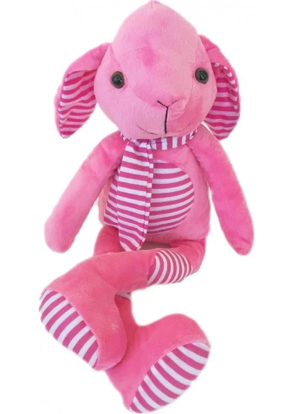 Oyuncak Toyz  Sevimli Tavşan Peluş 43  cm Kuzu Peluş Uyku Arkadaşım Pembe