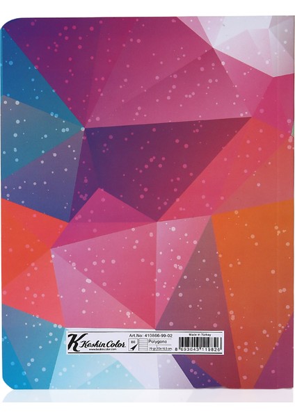 13*16,5 80Yp.Kar.Bind-Note Polygone Defter modelleri