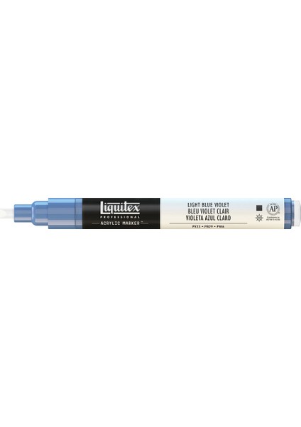 Profesyonel Akrilik Kalem 2-4Mm Light Blue Violet