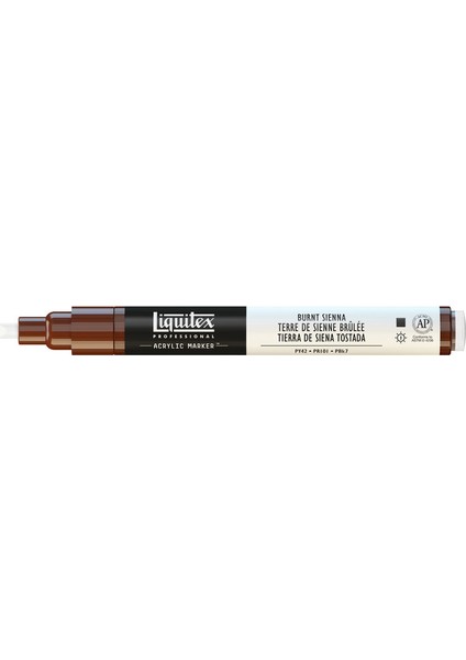 Profesyonel Akrilik Kalem 2-4Mm Burnt Sienna