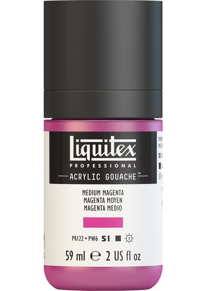 Akrilik Guaj 59Ml - Medium Magenta