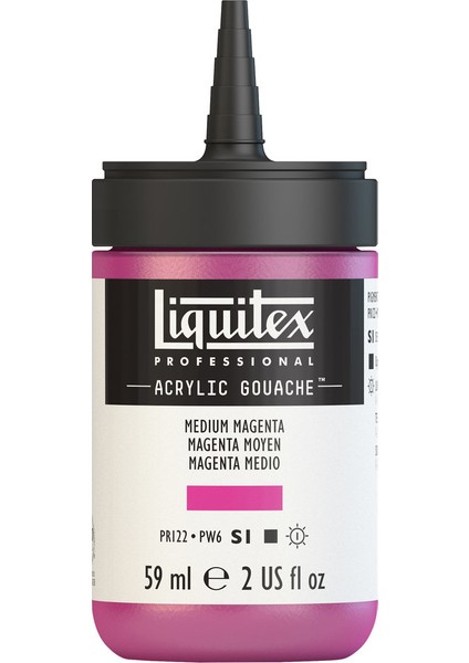 Akrilik Guaj 59Ml - Medium Magenta fiyatları