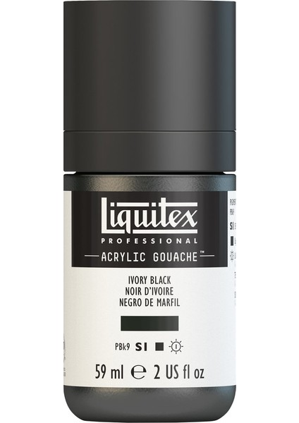 Akrilik Guaj 59Ml - Ivory Black
