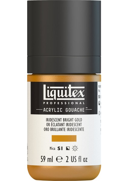 Akrilik Guaj 59Ml - Iridescent Bright Gold