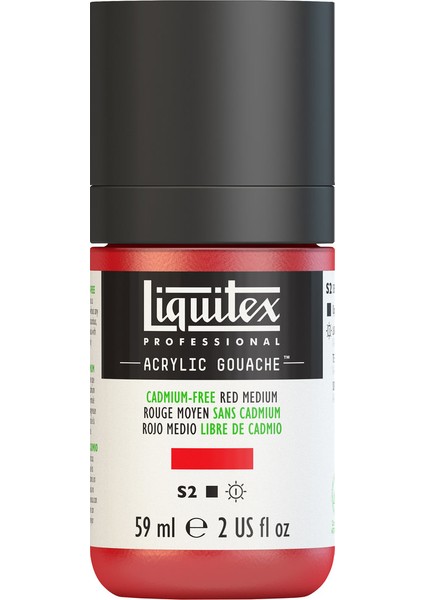 Akrilik Guaj 59Ml - F. Cadmium Red Medium