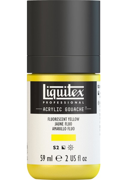 Akrilik Guaj 59Ml - Fluorescent Yellow