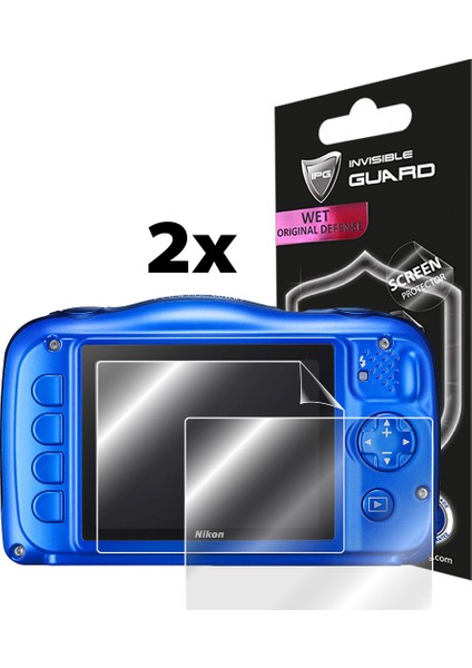Nıkon Coolpıx W100 Ekran Koruyucu (2 Adet)