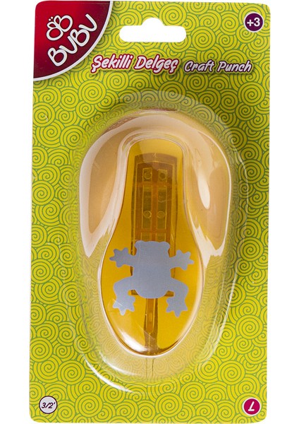 Şekilli Eva Ve Kağıt Delgeç Kurbağa 3/2 Xl -DE0005