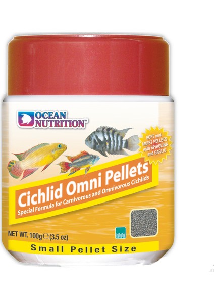 cichlid Omni Pellets Sm - 200 Gr. 1 mm. Çiklit Balığı Yemi