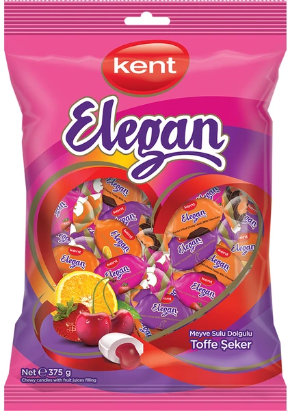 Elegan Meyveli 375 gr Şeker