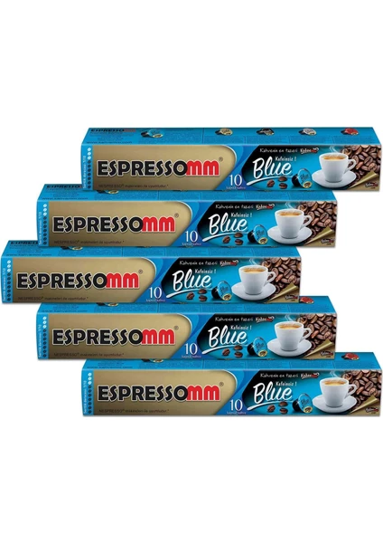 Blue Kapsül Kahve-Kafeinsiz! (50 Adet) - Nespresso Uyumlu