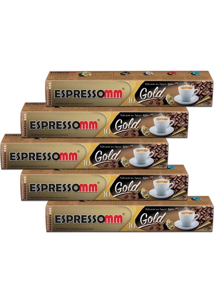 Gold Kapsül Kahve (50 Adet) - Nespresso Uyumlu