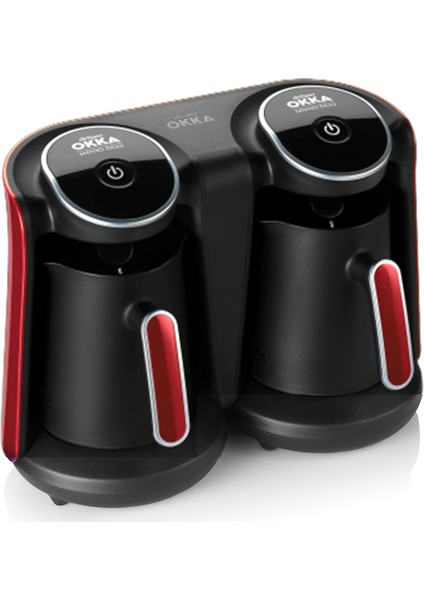OK006N Okka Minio Duo Türk Kahve Makinesi - Nar Çiçeği / 880 Watt