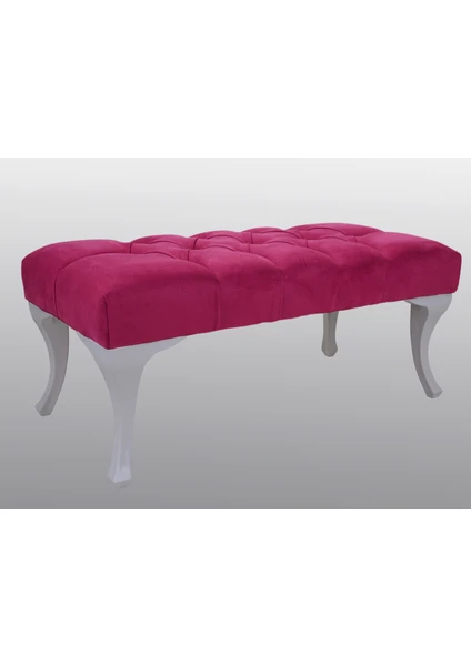 Mobil Deco Kapitoneli Puf - Bench - Mürdüm