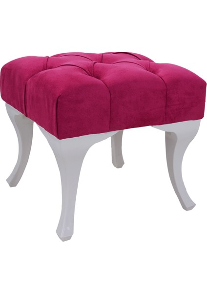 Kapitoneli Puf 45x45 - Mürdüm