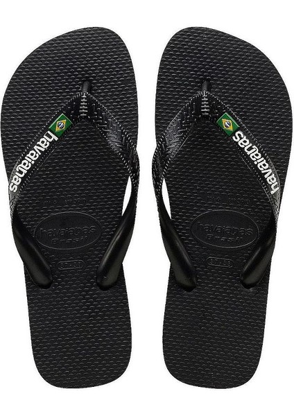 Havanias Brasil Logo BlackBlack Siyah  Erkek Terlik 4110850-1069