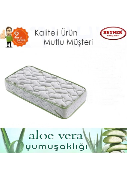 Aloevera yatak- Tek Kişilik Aloe Vera Yatak 90x190 Cm