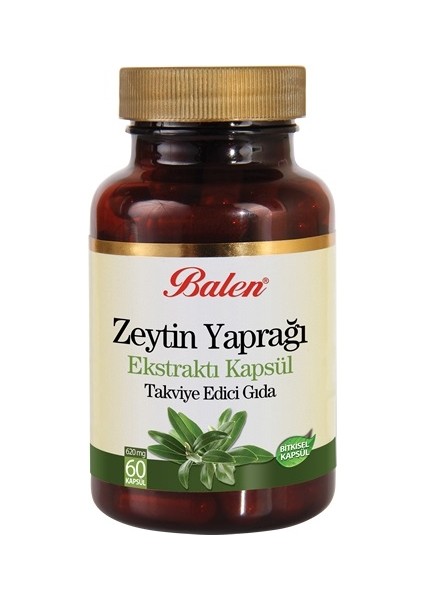 Zeytin Yaprağı Ekstraktı Kapsül 60 Kapsül x 620Mg