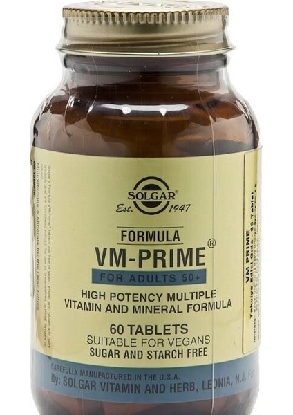 Formula Vm Prime 60 Tablet