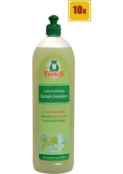 Bulaşık Balsamı Limonlu 750 ml (x10)